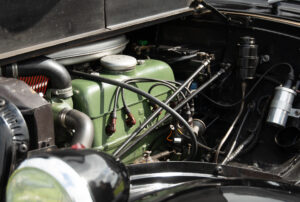 Caersws Vintage Rally 2023 - Car Engine