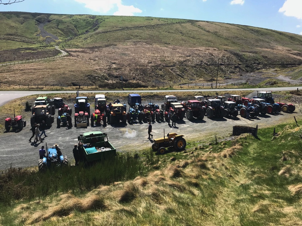 Across Wales Tractor Run 2018