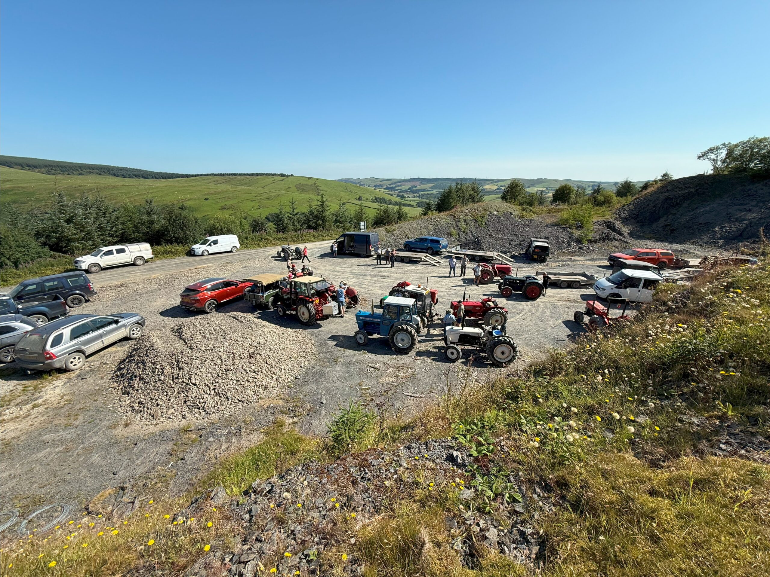 Hafren Forest Tractor Run 2025